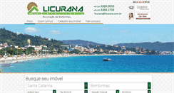 Desktop Screenshot of licurana.com.br