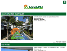 Tablet Screenshot of licurana.com.br